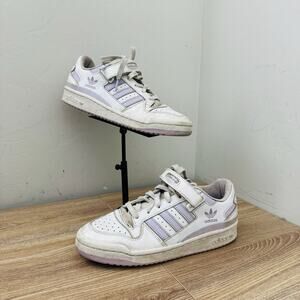 Adidas Forum 84 Low White And Purple Sneaker Women’s Size 8.5